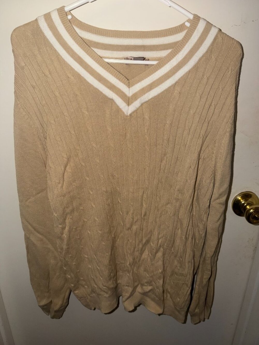 White Stag Camel Collegiate Sweater W 2X
